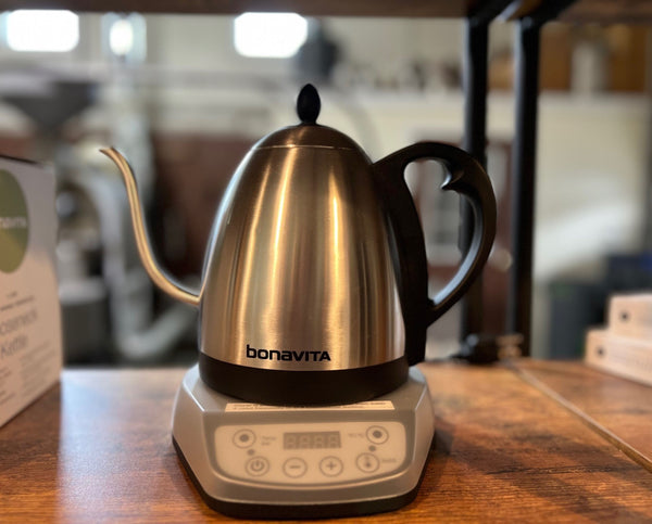 How to use the digital control panel on your Bonavita Variable Temperature  Kettle 