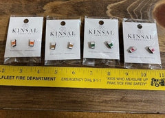 For Valentine's! Coffee Cup w/ Sleeve Wood Stud Earrings