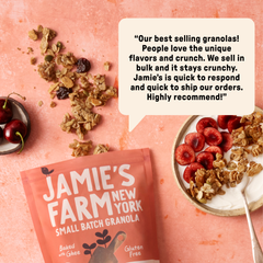 Vanilla Bean Granola with Sour Cherries - Gluten-Free + OG