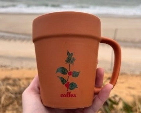 New!! Coffea Flower Pot Mug (14oz)
